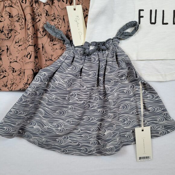 Rylee Cru Baby Girls Sweater Dress Tank Size 3-6mos Brown Patterned Neutral Lot - Picture 3 of 9